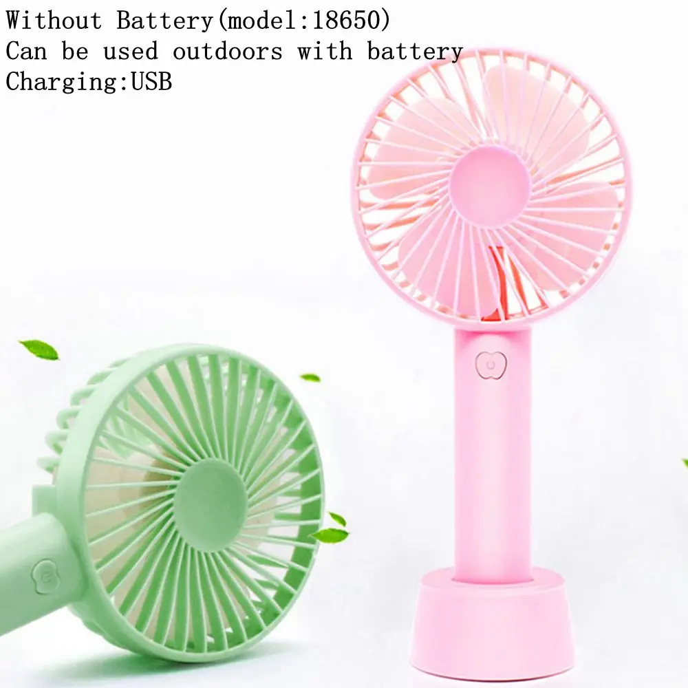 Summer Cooler Portable Fan Handheld Mini USB Charging Desk Fans Rechargeable Adjustable 3 Speed For Office Outdoor Travel | Бытовая