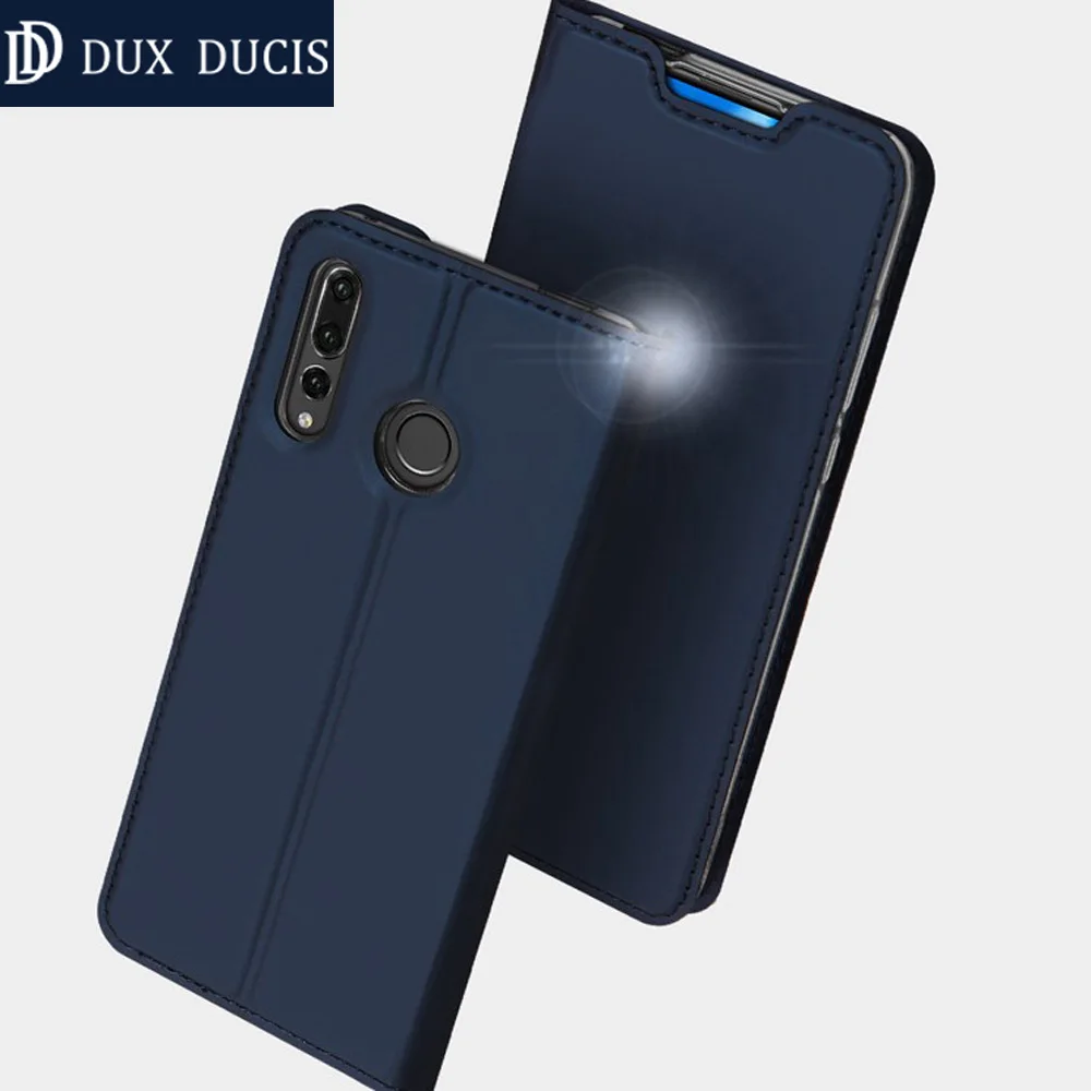 Оригинальный чехол DUX DUCIS для Huawei Honor 9X премиальный кожаный с откидной крышкой и