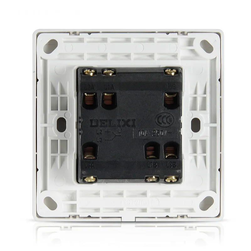 Переключатель Простой моды текстуры установленная Панель Алюминий матовый