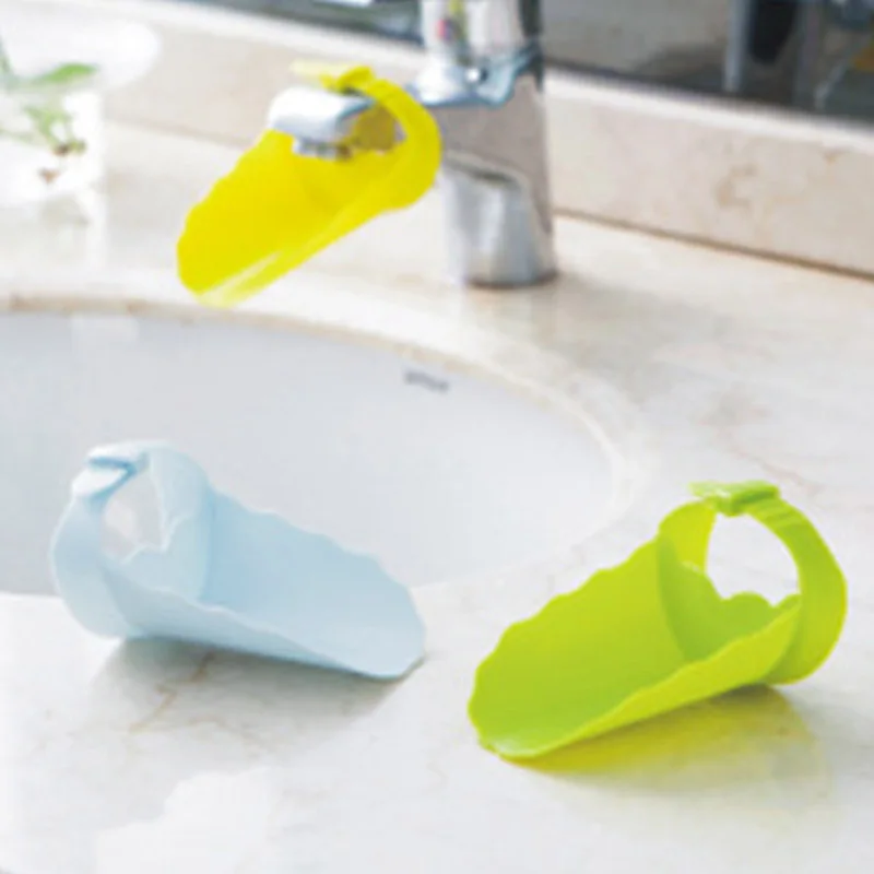 

1Pcs Water-saving Bathroom Accessories PP/TPR Multi Purpose for Wash-hand Faucet Extender Portable Baby Supplies 4Colors