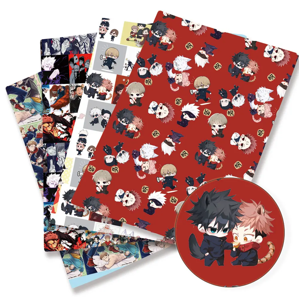 Джутсу касин ткань мультфильм Сделай Сам 140x50 см полиэстер хлопок Фабричный пошив