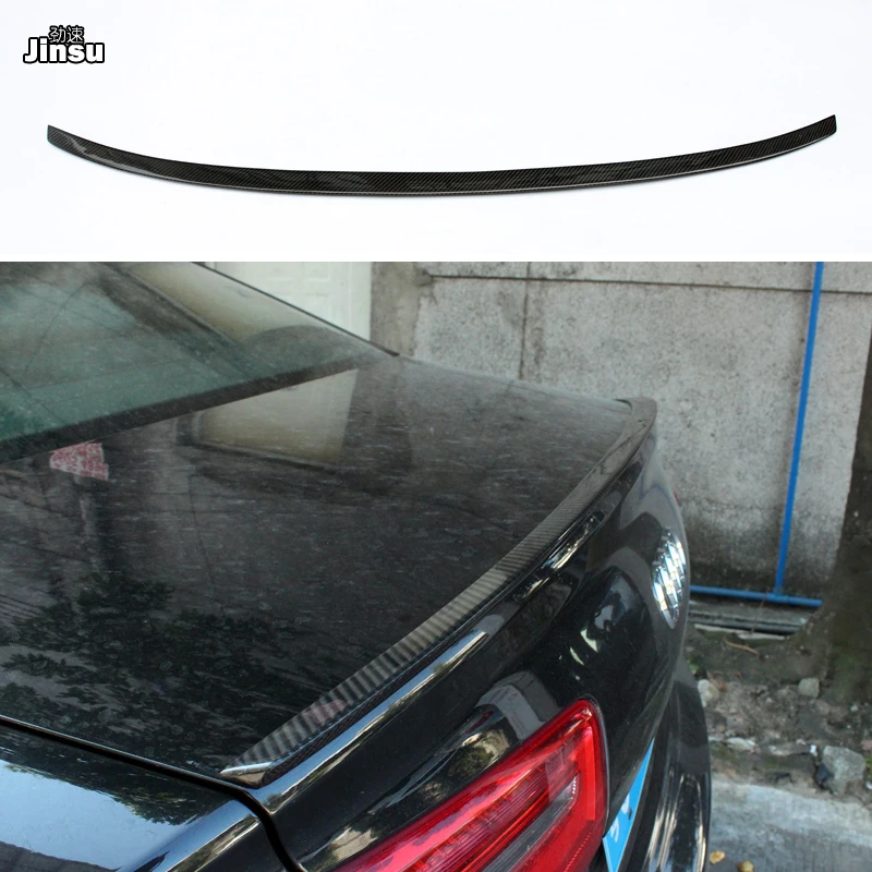 S6 стиль спойлер заднего багажника из углеродного волокна для Audi A6 c7 седан 2012 2018