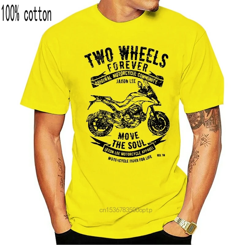 

2019 Brand New Men Clothing Fashion Men T Shirts Multistrada 1200 Inspired Motorcycle Fan T Shirt Business