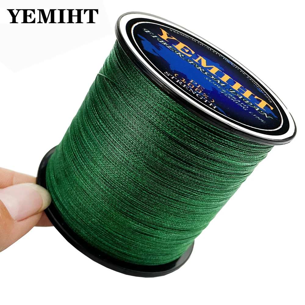 

YEMIHT 4 Braided Fishing Line Length:500m/546yds Diameter:0.11mm-0.50mm,size:10-80lb Japan PE braided line Floating Line