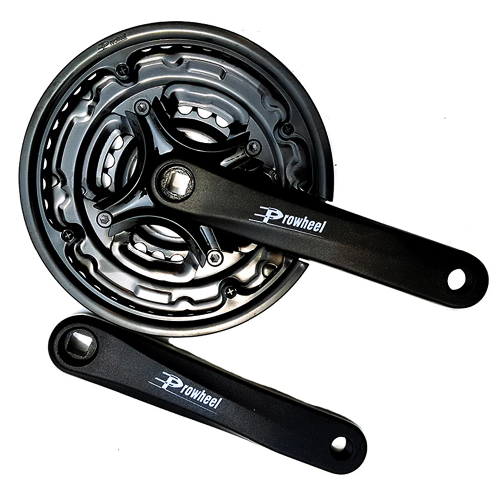 Велосипедная шатуна PROWHEEL 24-34-42T 170 мм полые зубья 7/8/9 скоростей из алюминиевого