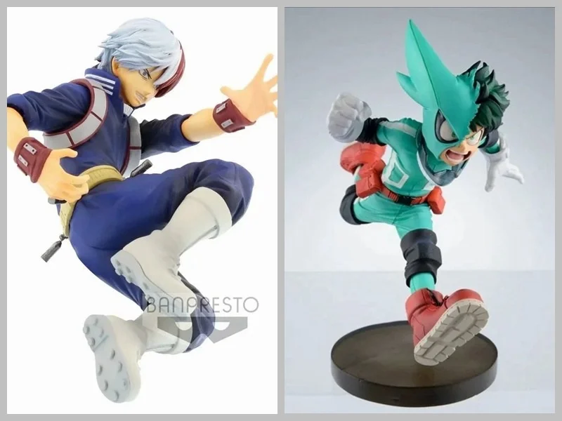 

Аниме Оптовая продажа мой герой Академия модель король искусство мидория изюку Тодороки в упаковке фигурка около 10-13 см