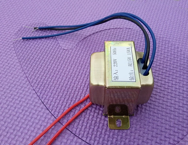 15 Вт 15v-0-15v предусилитель тональная плата аудио трансформатор двойной 15 в с защитный чехол аудио источник питания, предназначенный для усилителя