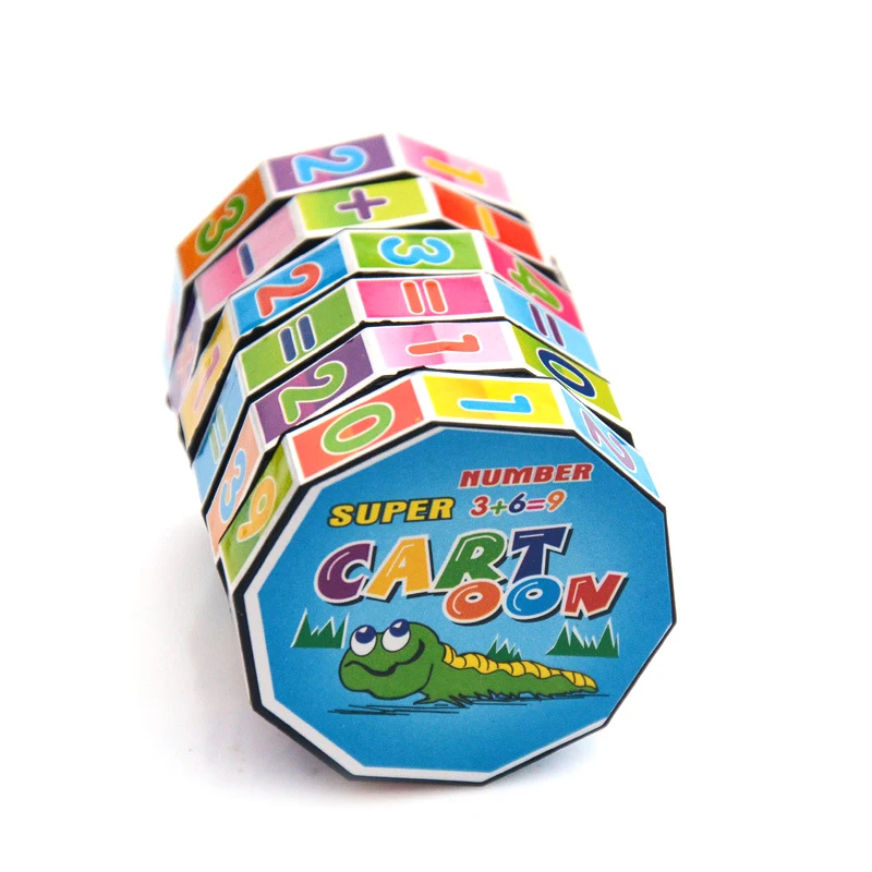 Бесплатная доставка Волшебный куб Раннее Образование Дети цифровой волшебный