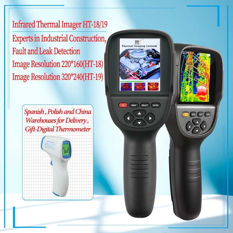 Горячий продавать ручной Термальность Imager HT-18 Термальность изображений Камера HT-19 320*240 высокого Разрешение быстрой диагностики термометр