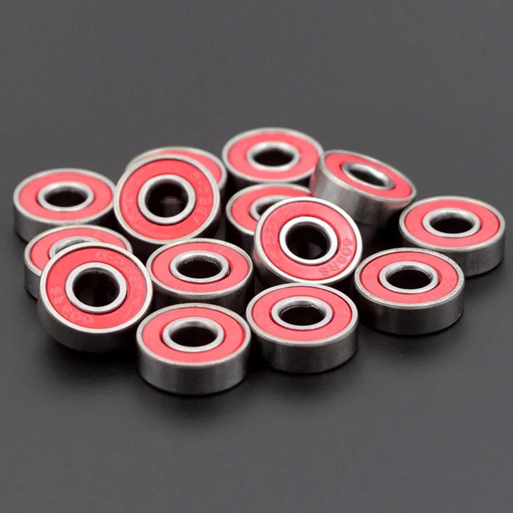 

10pcs Easy Carry Accessories Sports Replacement Parts Steel 608zz Double Sided Quiet Skateboard Longboard Wheel Bearing