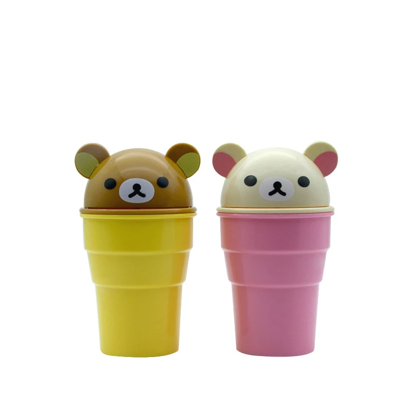 Для автомобильного мусорного бака Мультяшные бочки для автомобиля милый