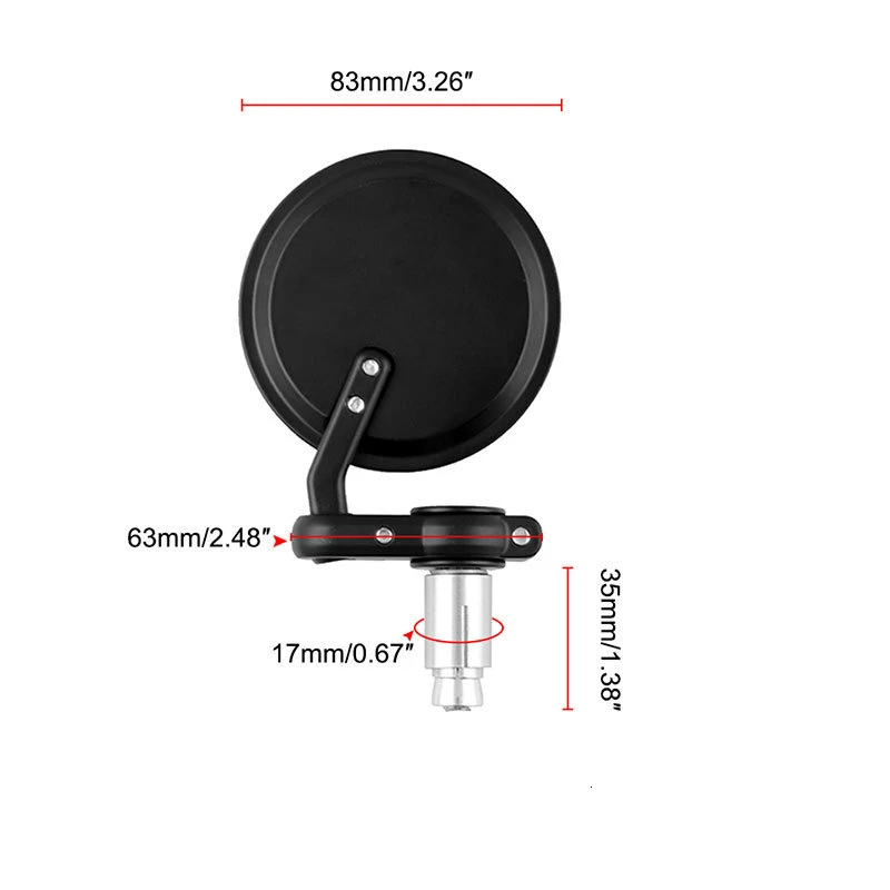 Универсальные мотоциклетные зеркала заднего вида аксессуары для бокового