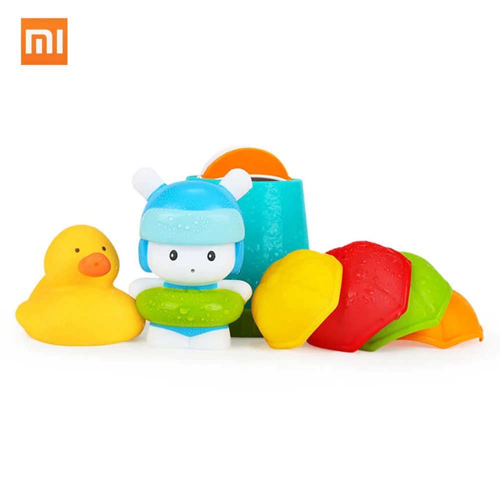 Xiaomi Mitu Hape-Juego de agua feliz, juguete de Color para Baby shower, seguridad ambiental, moda, dibujos animados, 7 Uds.