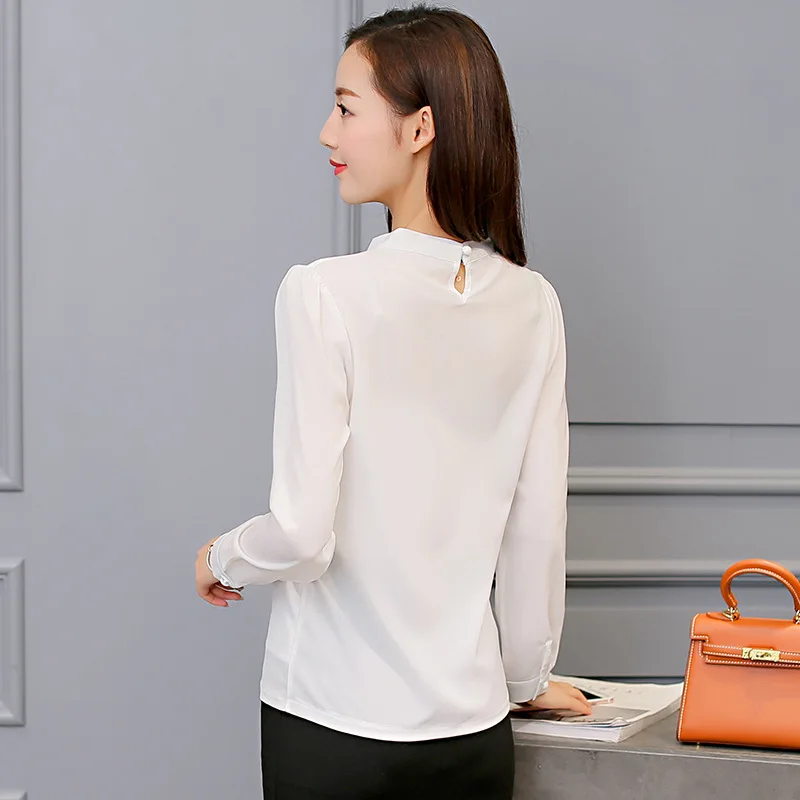

2021 Spring and Autumn New Korean Women's Shirt Long Sleeve White Shirt Long Sleeve Ladies Top Womens Tops and Blouses