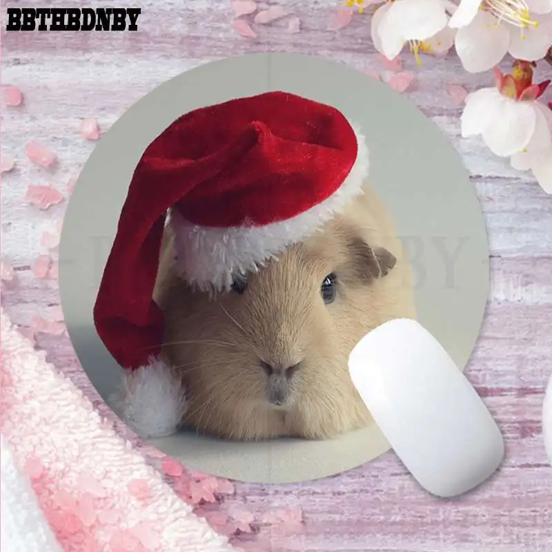

BBTHBDNBY Hot Sales Animal Cute Guinea Pig Soft Rubber Professional Gaming Mouse Pad gaming Mousepad Rug For PC Laptop Notebook