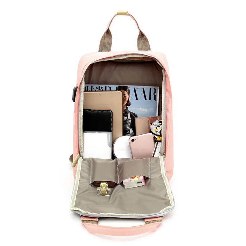 School Backpacks For Teenagers High Quality Women Waterproof Mum Bag Multi-function Backpack Wild Large Capacity E7