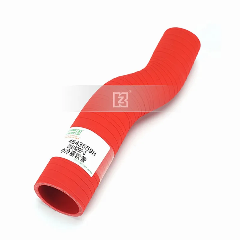 

For Hitachi ZX200-3/ZAX210-3 Intercooler Hose Intercooler Rubber Air Intake Pipe 4643559H Excavator Parts