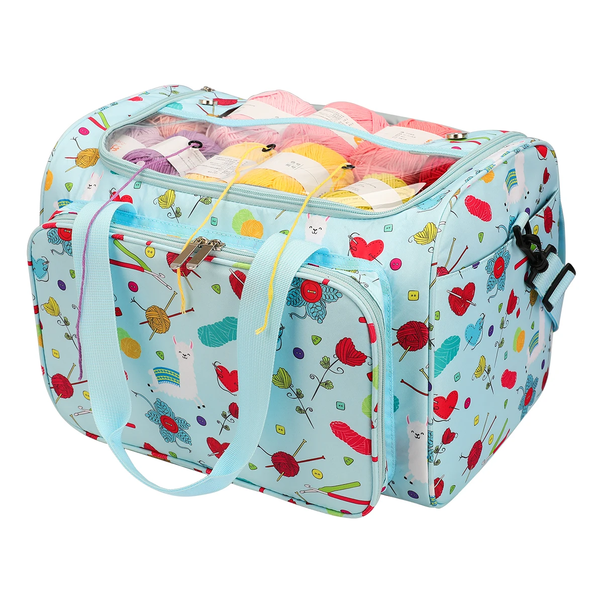 Вязаная сумка для вязания Новое поступление пакет игл Сумка с принтом вязальная