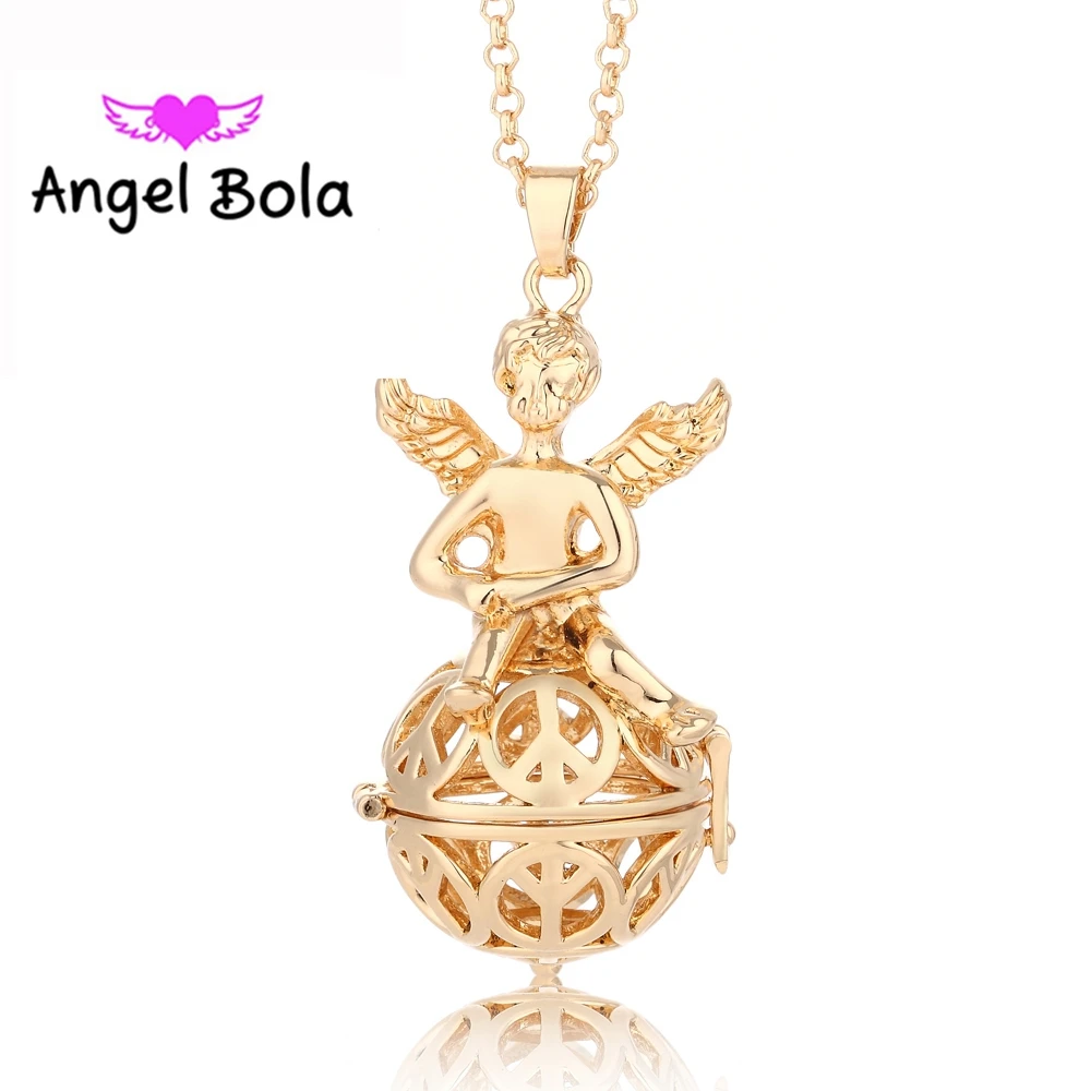 Металлический кулон в виде клетки с эфирным маслом Ангел бола 20 5 мм L013 | Украшения