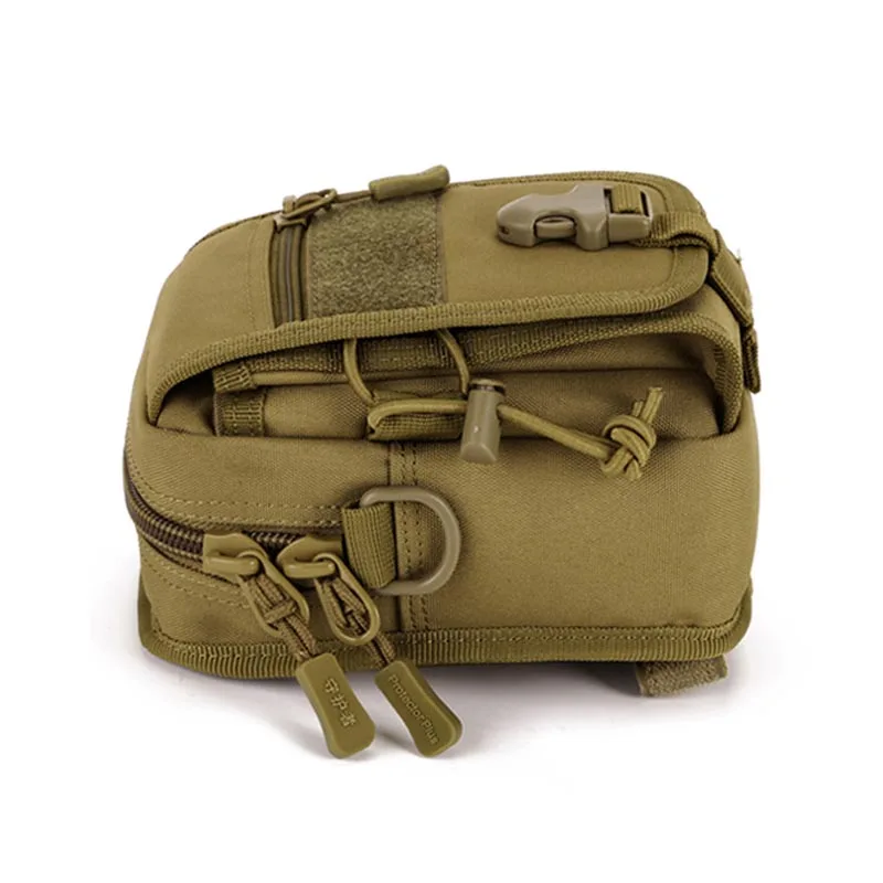 Молл Военная тактическая поясная сумка небольшой открытый слинг рюкзак мужской