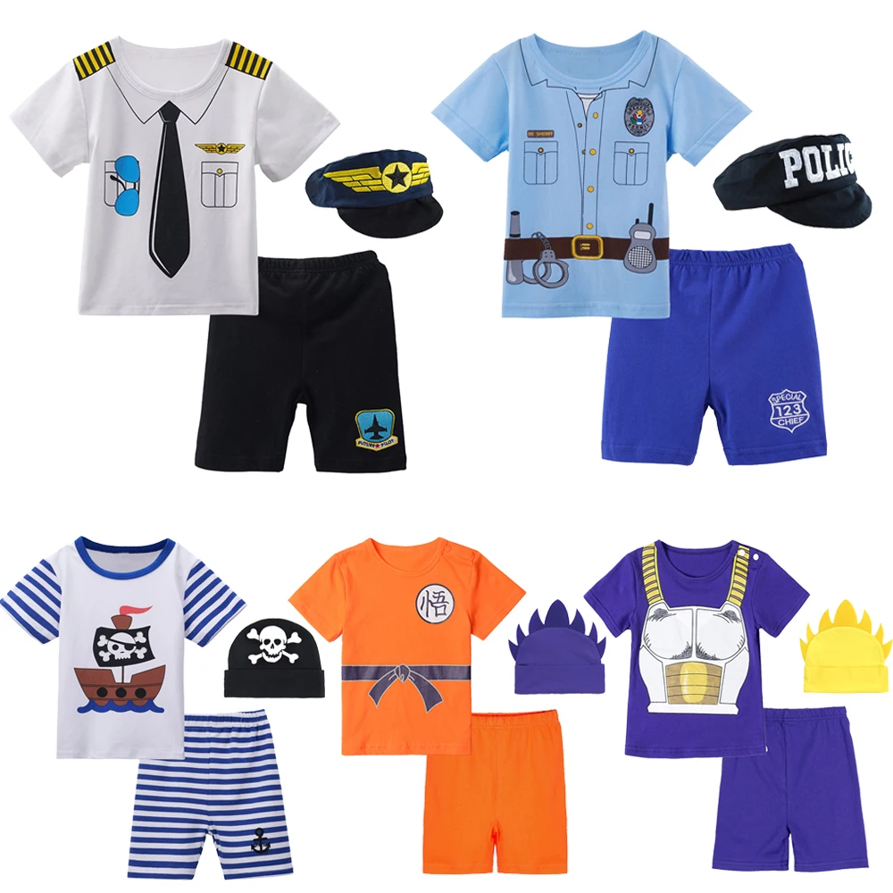 Комплект одежды для новорожденных детский наряд пирата костюмы на Хэллоуин