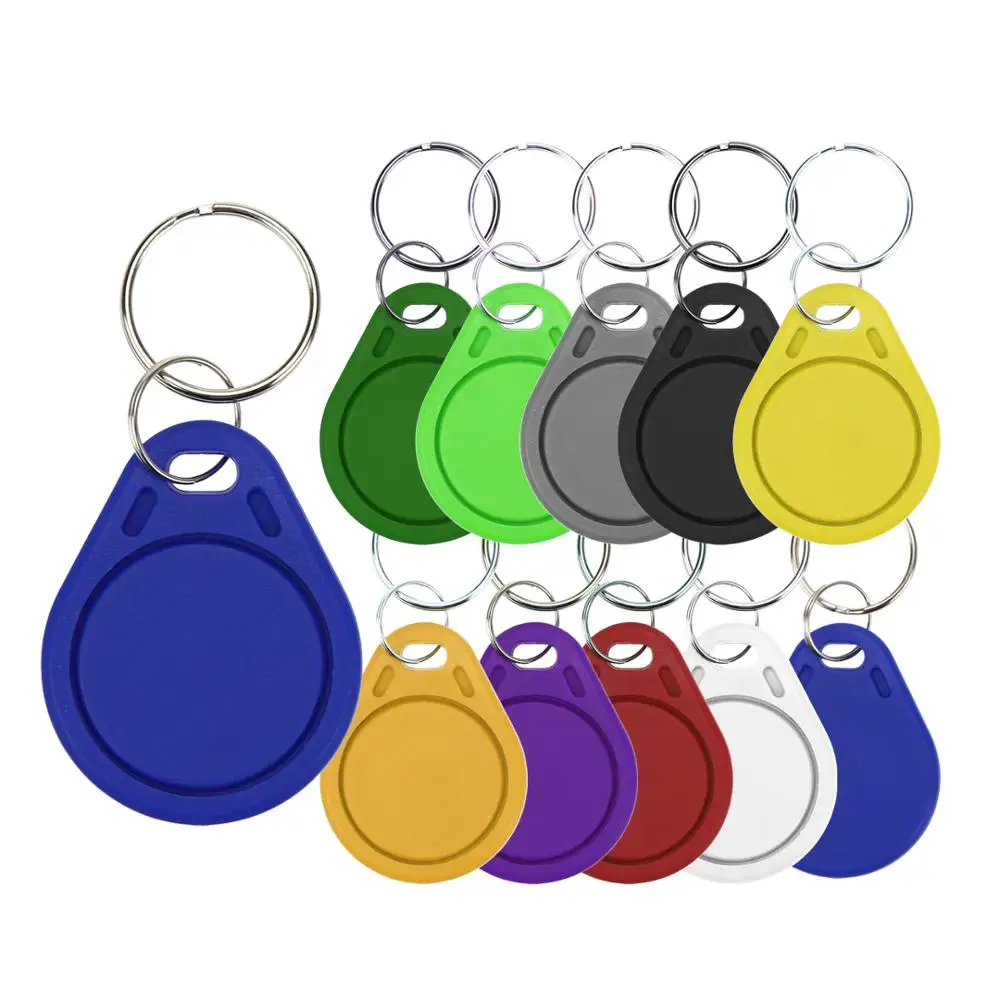 

New 5pcs UID Fob 13.56MHz Block 0 Sector Writable IC Card Clone Changeable Smart Keyfobs Key Tags 1K S50 RFID Access Control