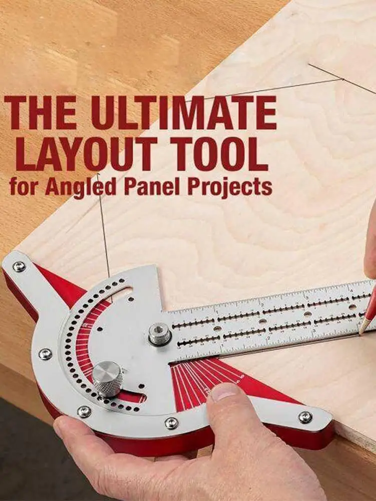 Измерительная линейка прочная для столярных работ угловая работ|Шаблоны| |