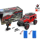 Wltoys 110 104311 Радиоуправляемый автомобиль 2,4G 4WD Rock Crawler автомобиль для скалолазания со светодиодный светильник кой RTR автомобиль с дистанционным управлением высокоскоростные внедорожники