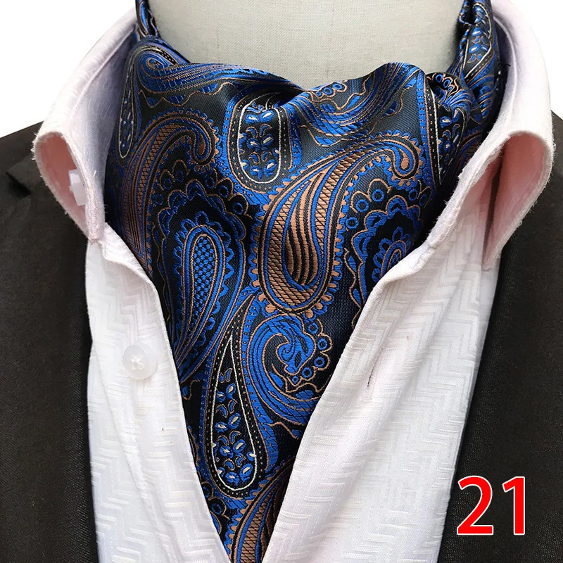 Британский стиль галстук высокое качество для мужчин ретро узор рубашка Пром