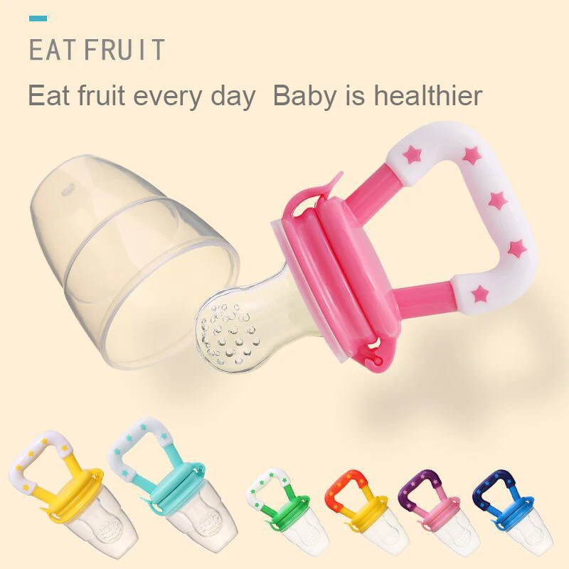

Silicone Baby Pacifier Infant Nipple Soother Toddler Kids Pacifier Feeder For Fruits Food Nibbler Dummy Baby Feeding Pacifier
