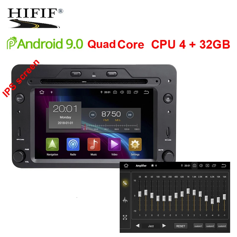 Автомобильный DVD плеер DSP 4G Android 9 0 для Alfa Romeo Spider 159 Brera Sportwagon GPS Радио