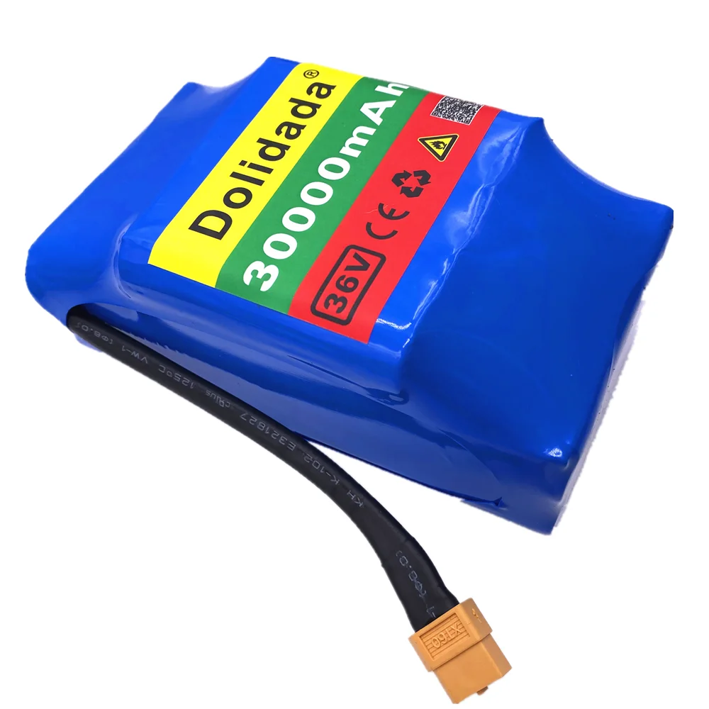 

100% New 36v 30.0ah lithium battery 10s2p 36v battery 30000mAh lithium ion pack 36V 30000mah scooter twist car battery