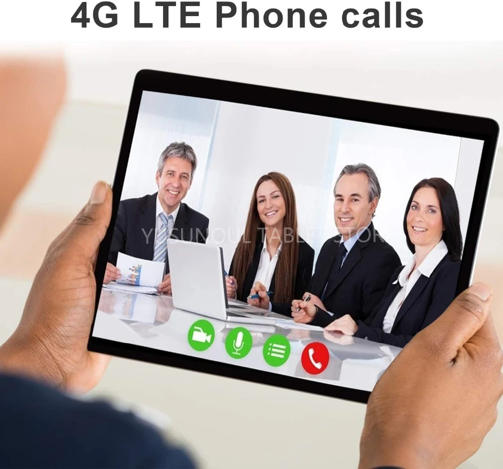 New Google 10 Inch Tablet Pc IPS 4G LTE Phone Call Wifi GPS Octa Core Android 9.0 Tablette 10.1