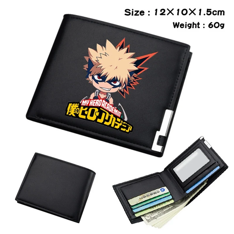 

My Boku No Hero Academia Wallet Unisex Short Wallet Leather Pu Purse