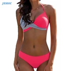 Женский купальник-бикини с чашками пуш-ап, 7 цветов