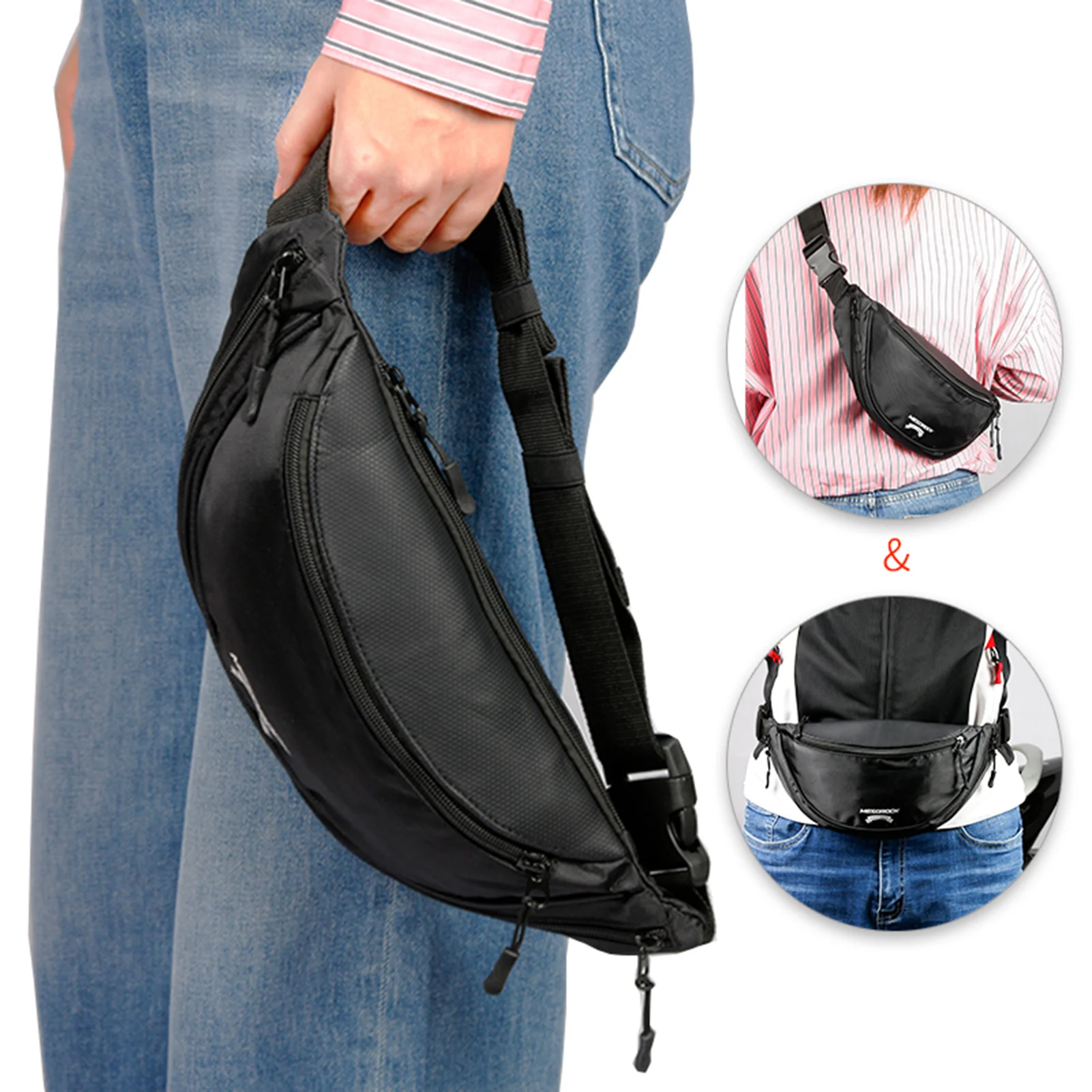 

Motorcycle Leg Bag Waterproof Waist Moto Belt Bag Adjustable Anti-fatigue Waist Pack Motorbike Biker Racing Moto Travel Bag Hot