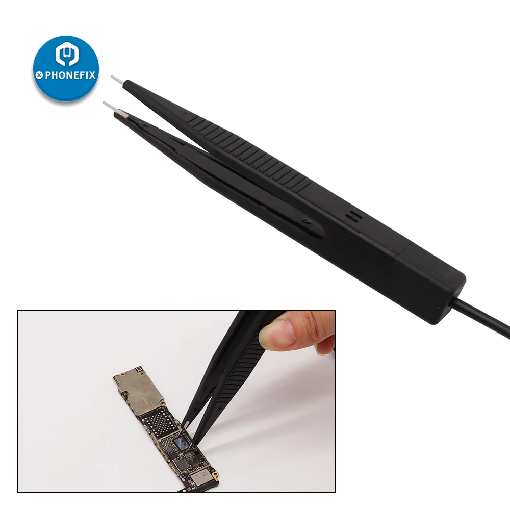 Мультиметр Измерительный Провод ручка пинцет ведет наконечник SMD чип компонент