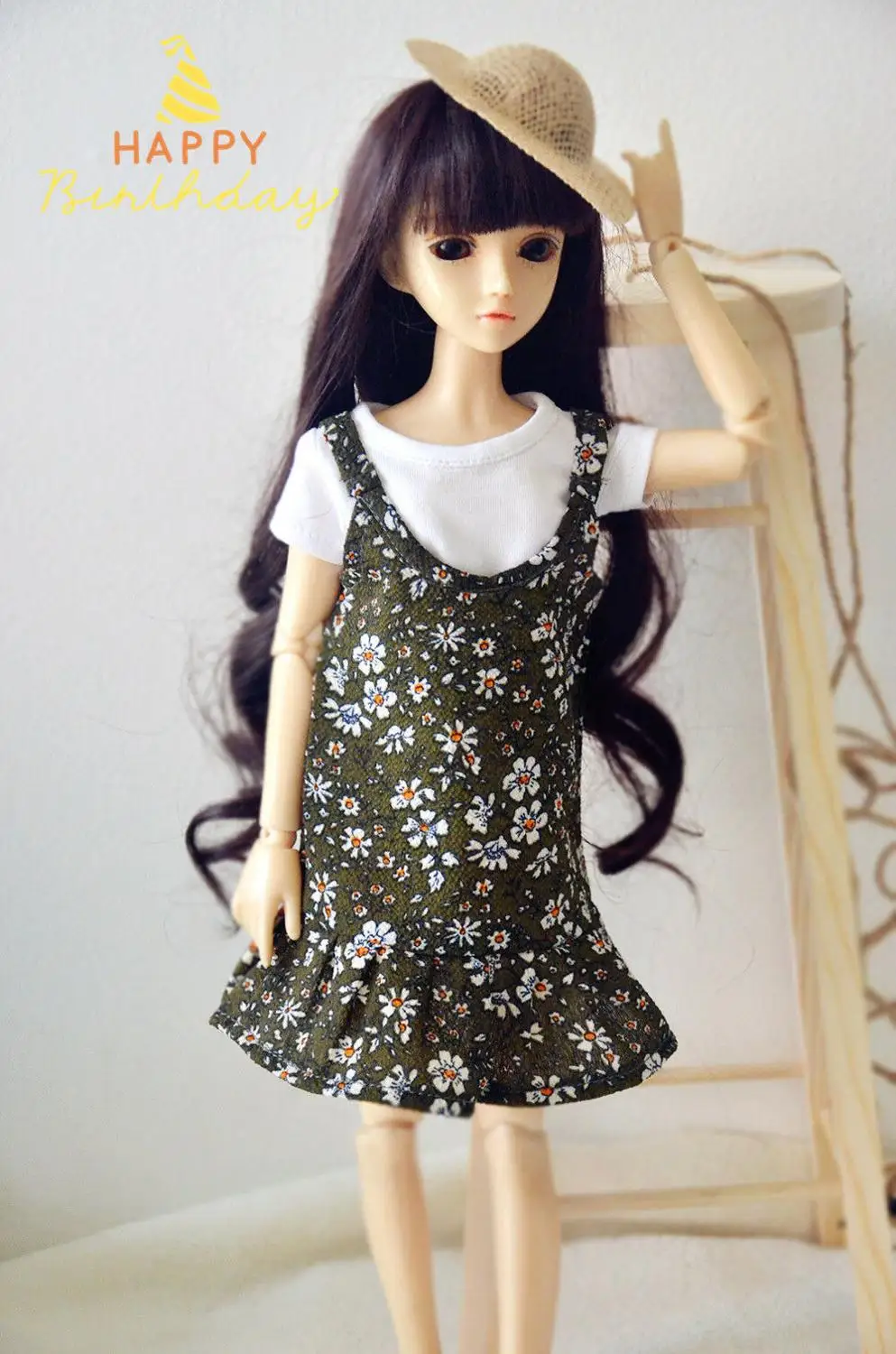 dress for 1/4 MSD 1/3 SD16 Doll Clothes CWB91-1 | Игрушки и хобби