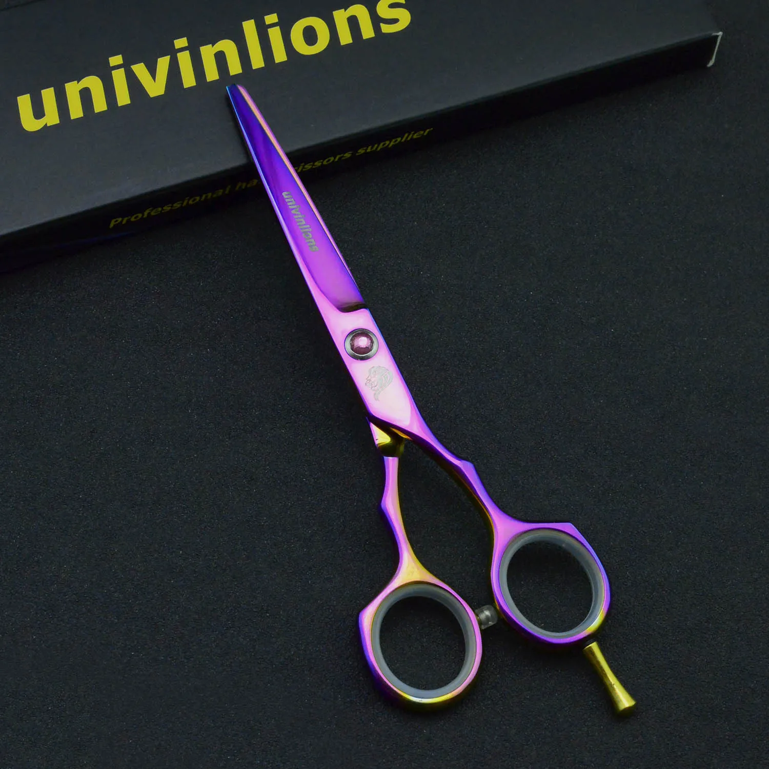 5.5" Rainbow Titanium Hair Scissors Titan Hairdressing Cheap Thinning Haircutter Barber Razor Edge Shears Kit | Красота и