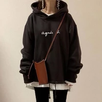 women hooded hoodies japan korea young girl fashion casual simple long sleeve slim coat school 2020 autumn spring tops clothes