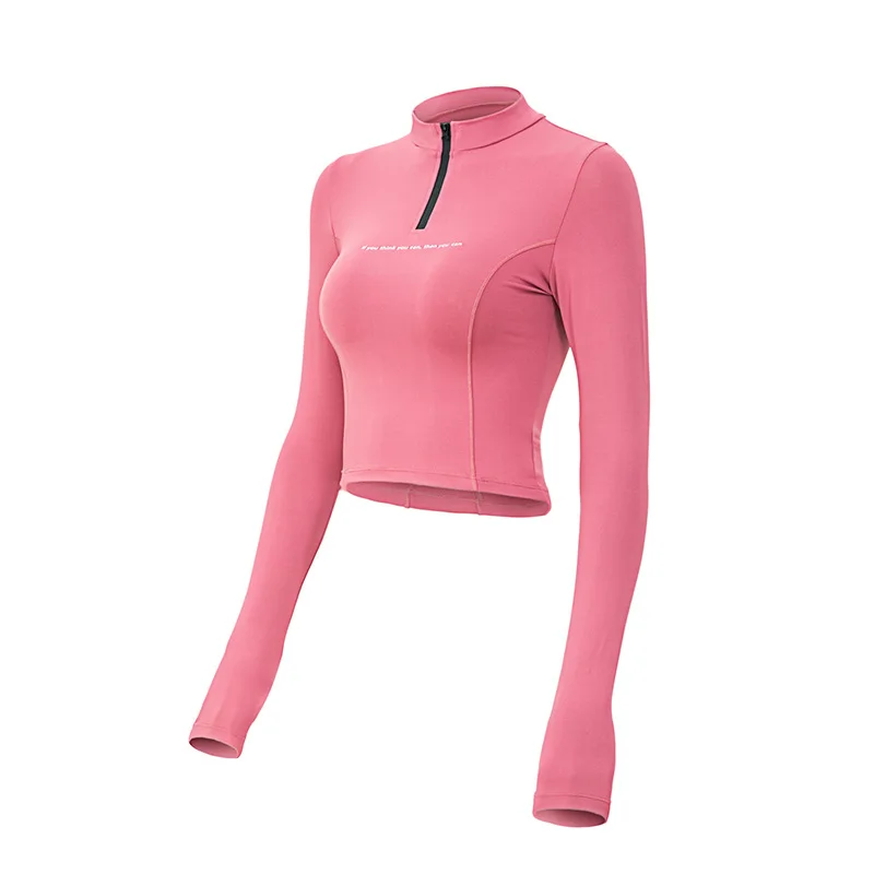 Женские спортивные пальто на молнии с длинным рукавом для фитнеса тренажерного