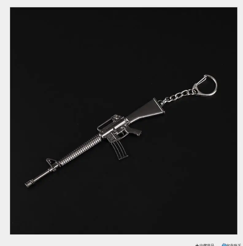 2 шт. 15 стилей 12 см игровой снайперский брелок "Боевые поля" брелок 98K AK47 пистолет из сплава ключей ювелирных изделий Подарок для поклонников PUBG Мужские крючки.