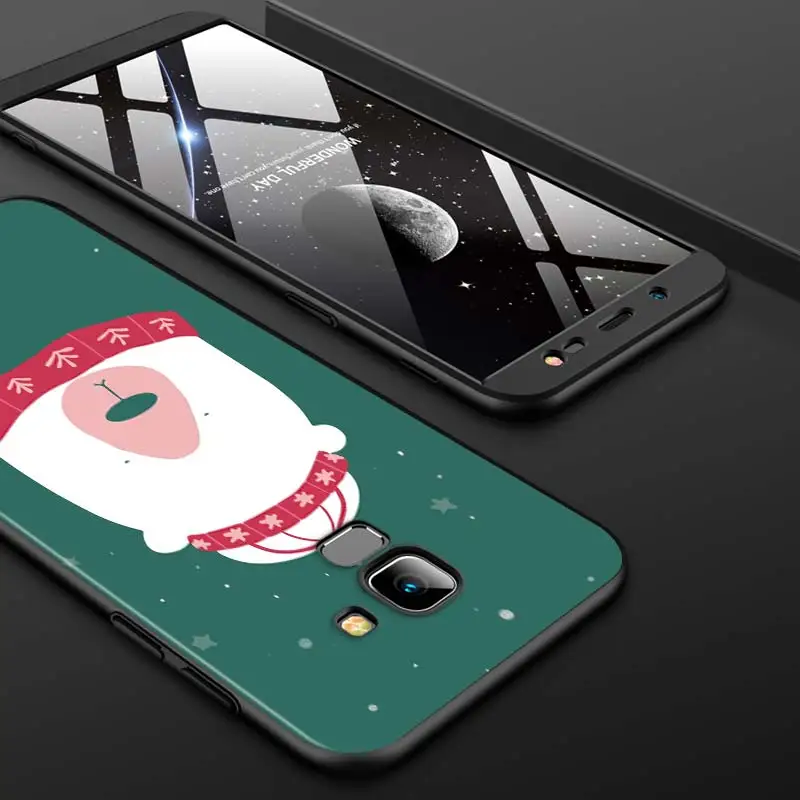 

Merry Christmas for Samsung J7 Duo J2 J4 J8 J730 J6 J530 J5 J3 Prime Plus Core 2018 2017 2016 EU Black Phone Case