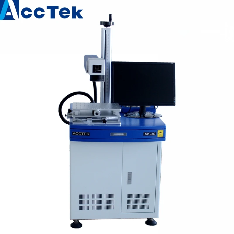 Станок для лазерной маркировки AK30F стальной неметаллический 30 Вт|Фрезы по дереву|