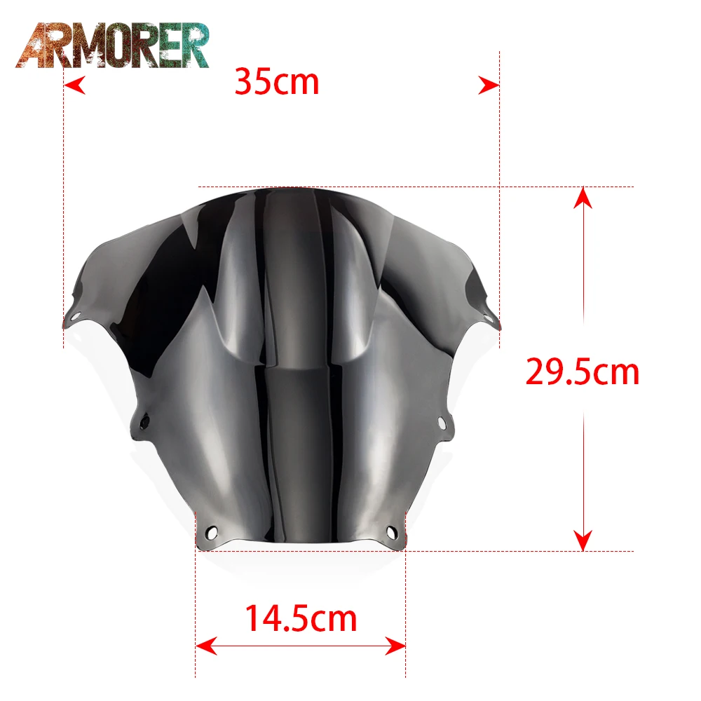 

Motorcycle Double Bubble Front Windshield Windscreen Protector For SUZUKI SV650 SV650S sv650s 2003-2012 SV1000 SV1000S 2003-2008