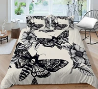 hot style soft bedding set 3d digital butterflies printing 23pcs duvet cover set single twin double full queen king bedclothes