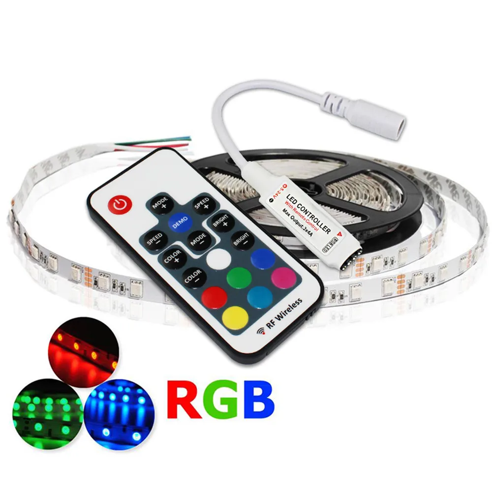 Мини-контроллер для светодиодных лент RGB 5 В 12 24 | Освещение