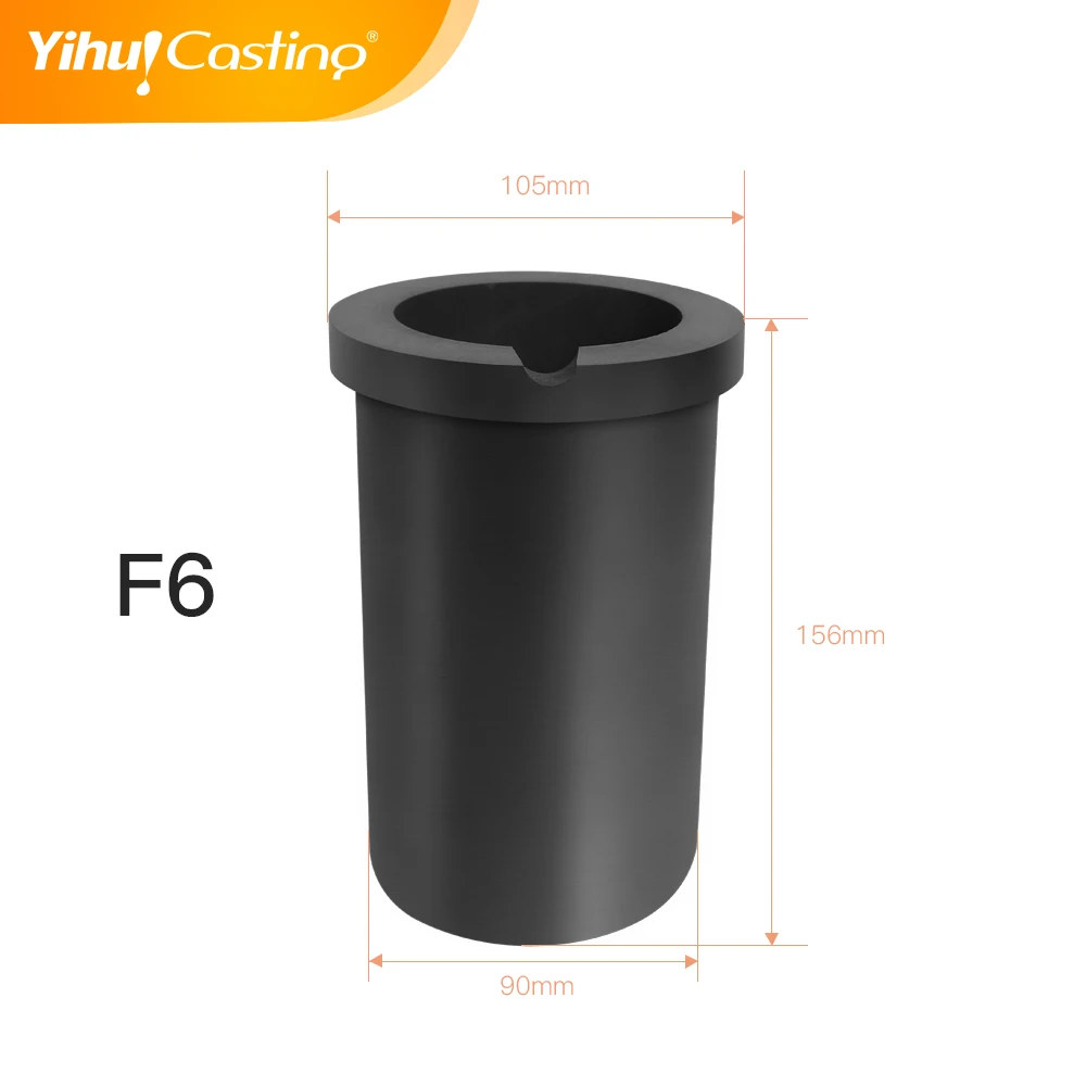 

Yihui 6 кг графитовый плавильный тигель для плавильной печи