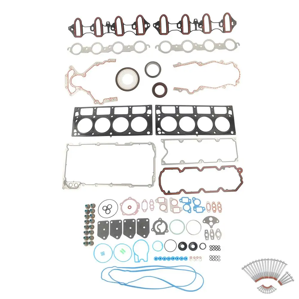 AP02 для 02-04 Chevrolet GMC Buick Cadillac 5.3L 4.8L OHV MLS полная прокладка головка болты набор Новинка