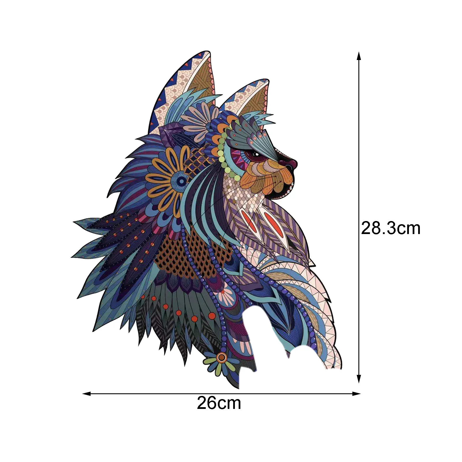 

New Wooden Jigsaw Puzzle Unique Shape Cartoon Doll Cat Puzzle Animal Puzzle Toy For Adults Kids Edcucational Toy Chiristmas Gift